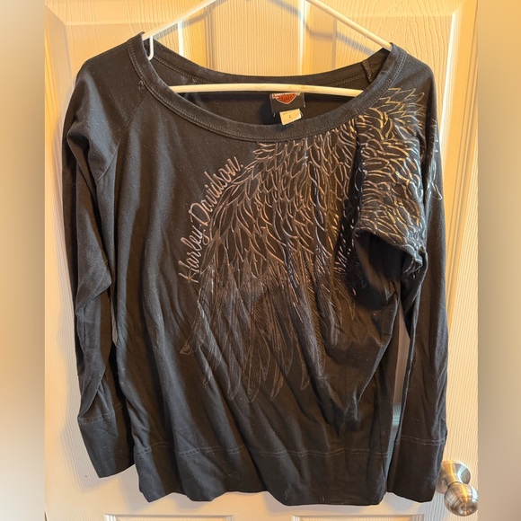 Harley-Davidson Tops - Harley-Davidson Black Long Sleeve Women's Tee